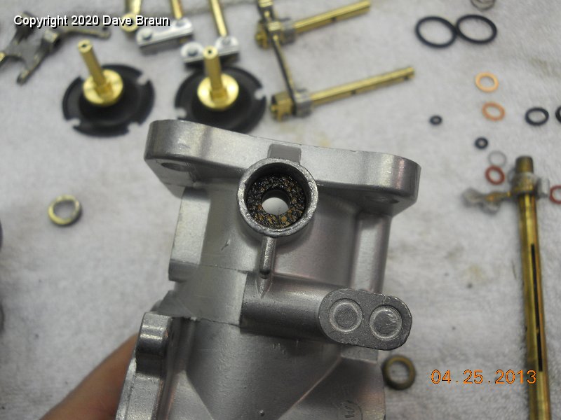 SU Carburetor Restorations/Austin Healey 3000 1960 HD6 1304/Assembly/06 Throttle shaft seals and